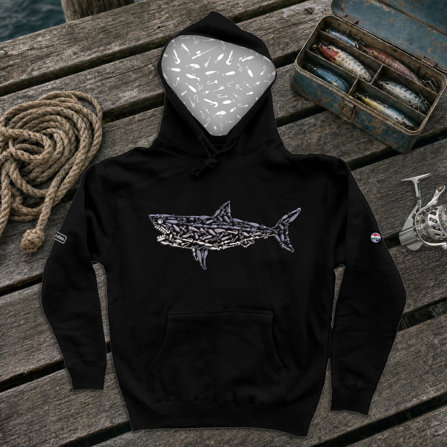 Montauk Edition Embroidered Great White Hoodie