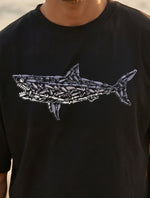 Oversized Great White T-Shirt — Graphic Print