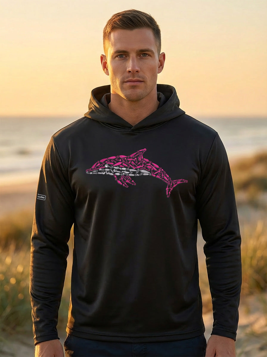 Pink Dolphin Bahama Performance Hoodie UPF 50