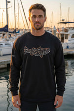 Premium Signature Long Sleeve Tee - Striped Bass — Graphic Print