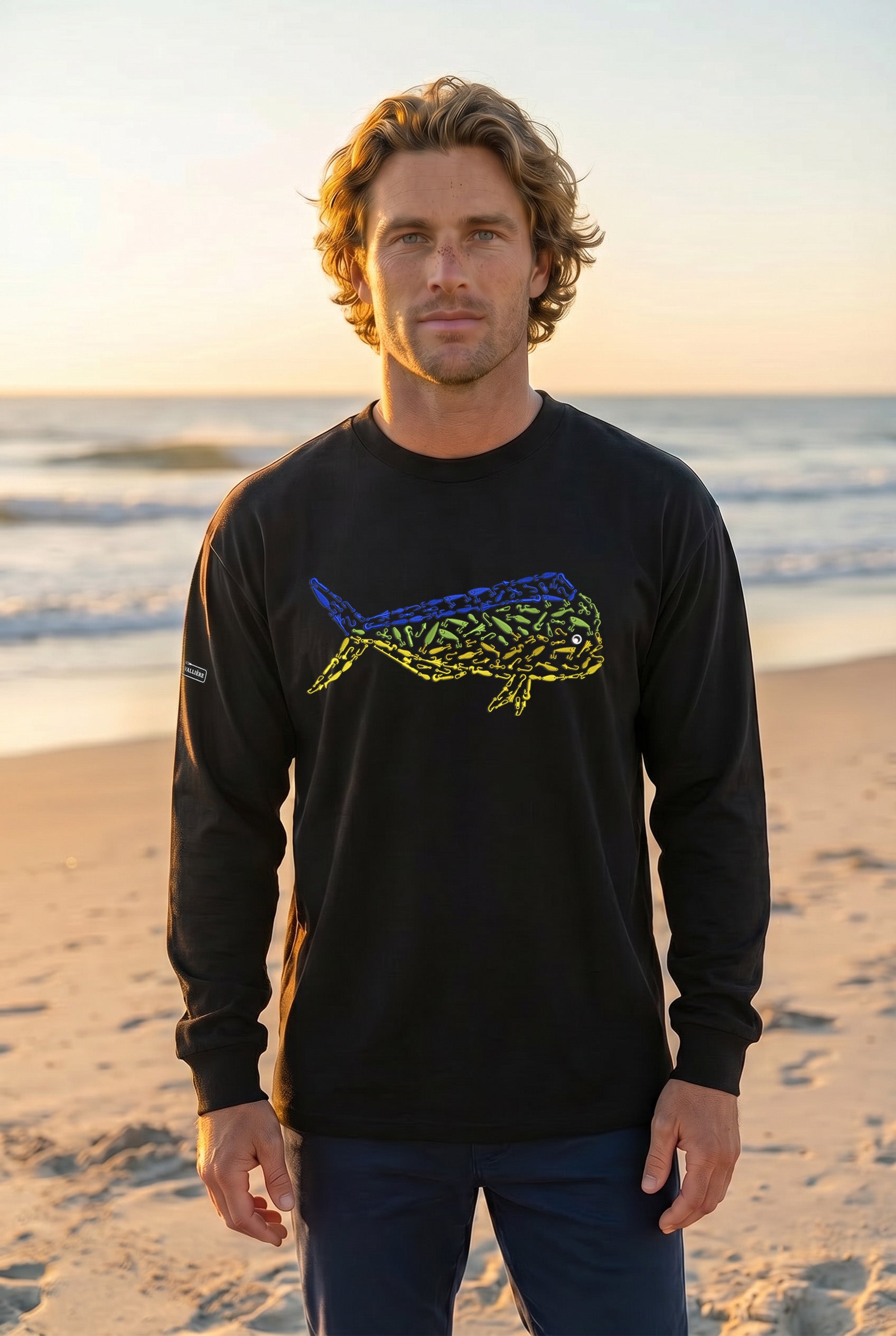 Premium Signature Long Sleeve Tee - Mahi Mahi
