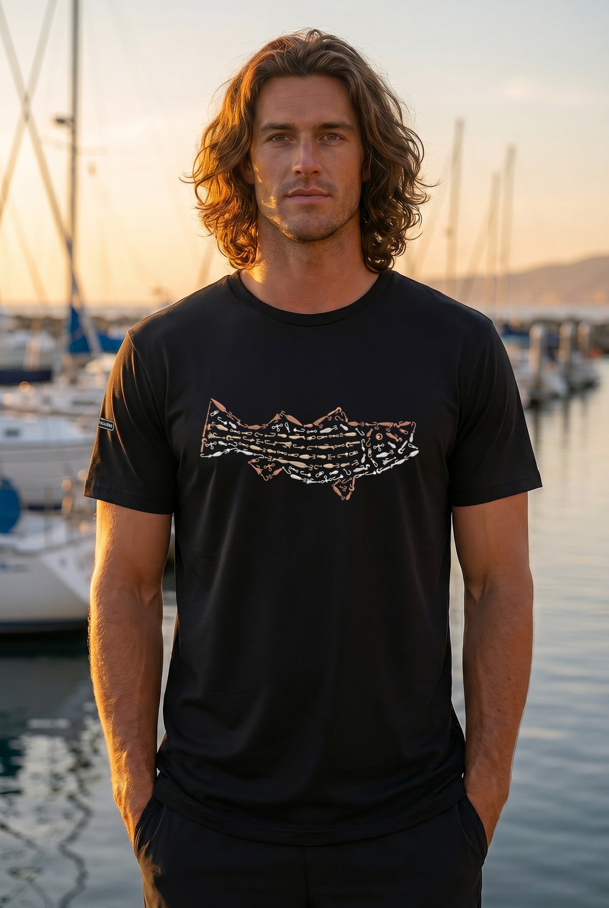 Premium Signature Tee - Striped Bass — Graphic Print