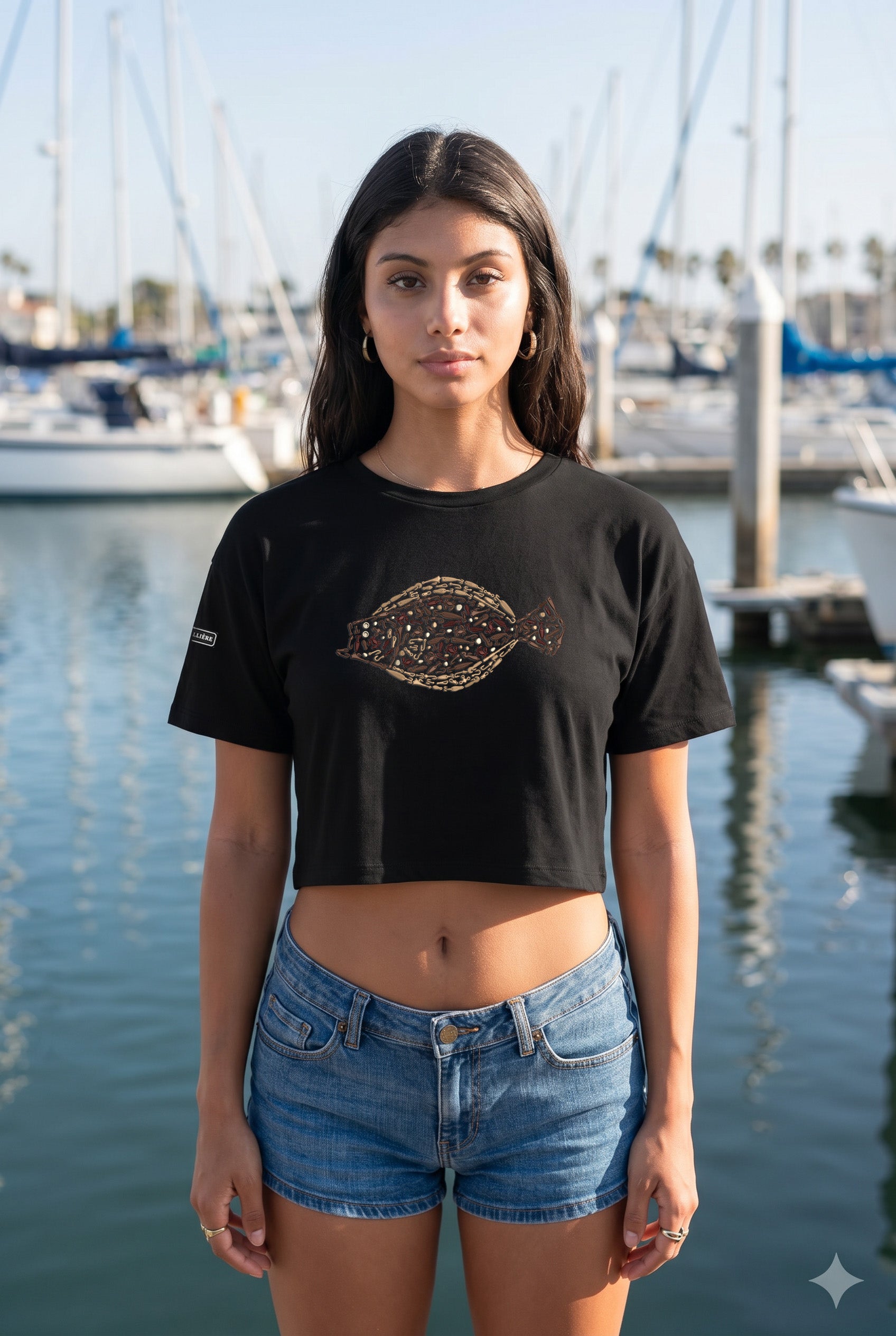 Signature Crop Tee - Fluke