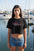 Signature Crop Tee - Pink Tuna