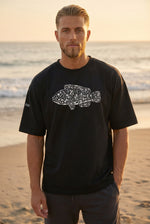 Oversized Tautog T-Shirt — Graphic Print
