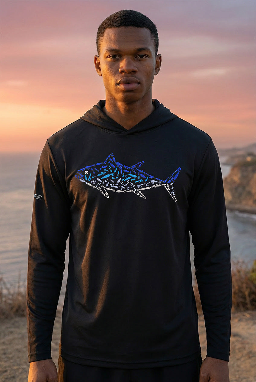 Ultra-Soft Tri-Blend Tuna Wicking Hoodie