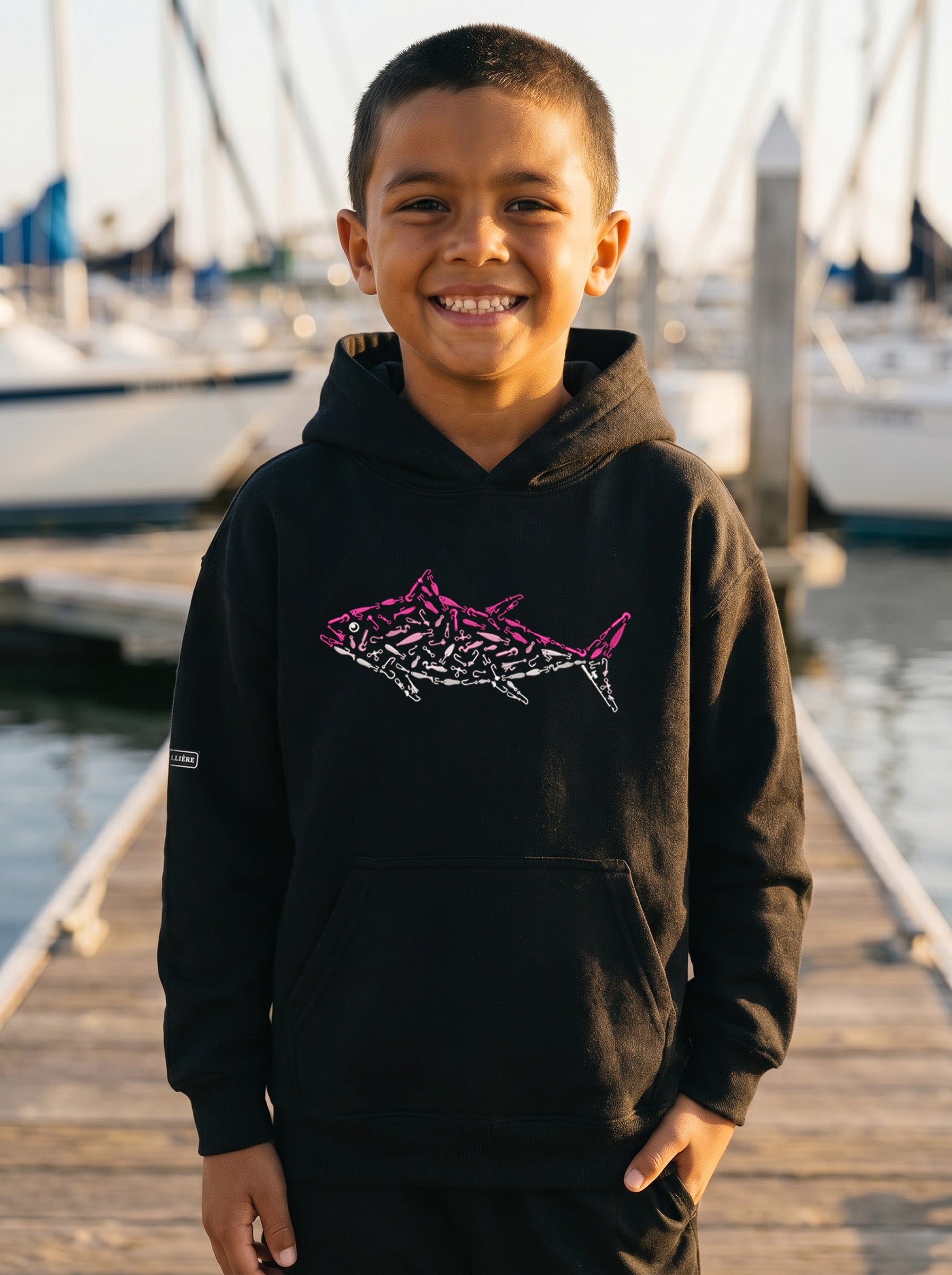 Pink Tuna Youth Hoodie