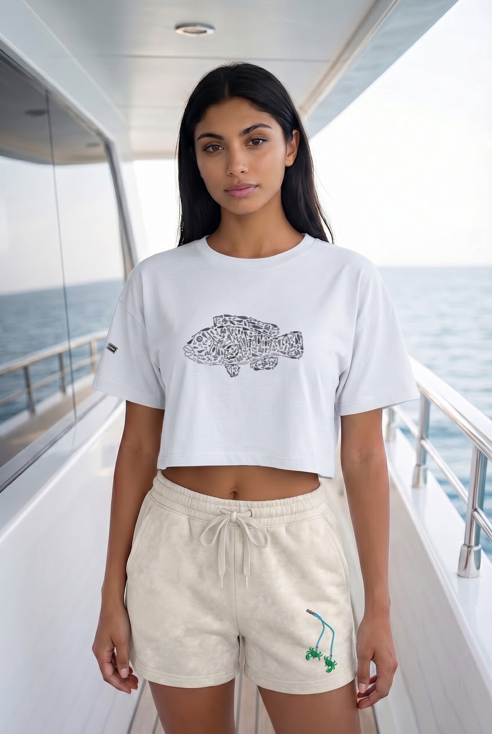 Womens "Snafu Rig" Wave Wash Short