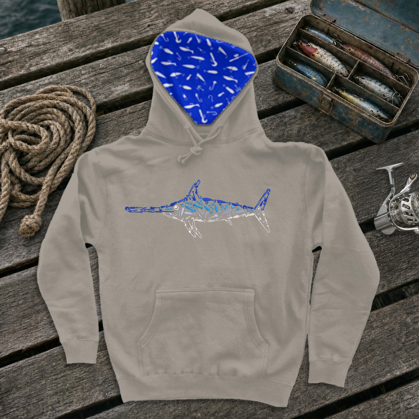 Montauk Edition Embroidered Swordfish Hoodie
