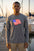 100% Made in USA American Flag Swimbait Edition Long-Sleeve Crewneck