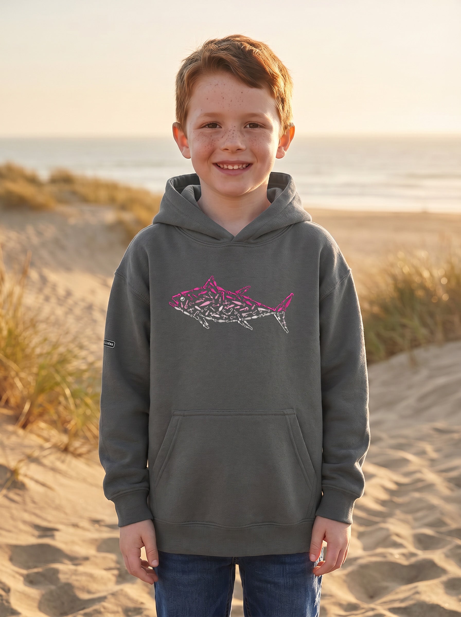 Pink Tuna Youth Hoodie