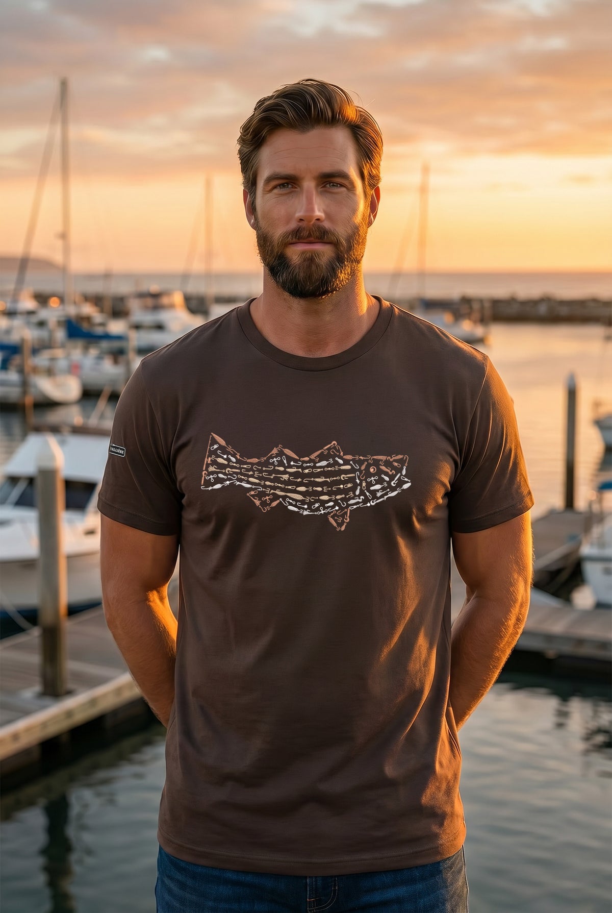 Premium Signature Tee - Striped Bass — Graphic Print