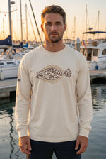 Premium Signature Long Sleeve Tee - Fluke — Graphic Print