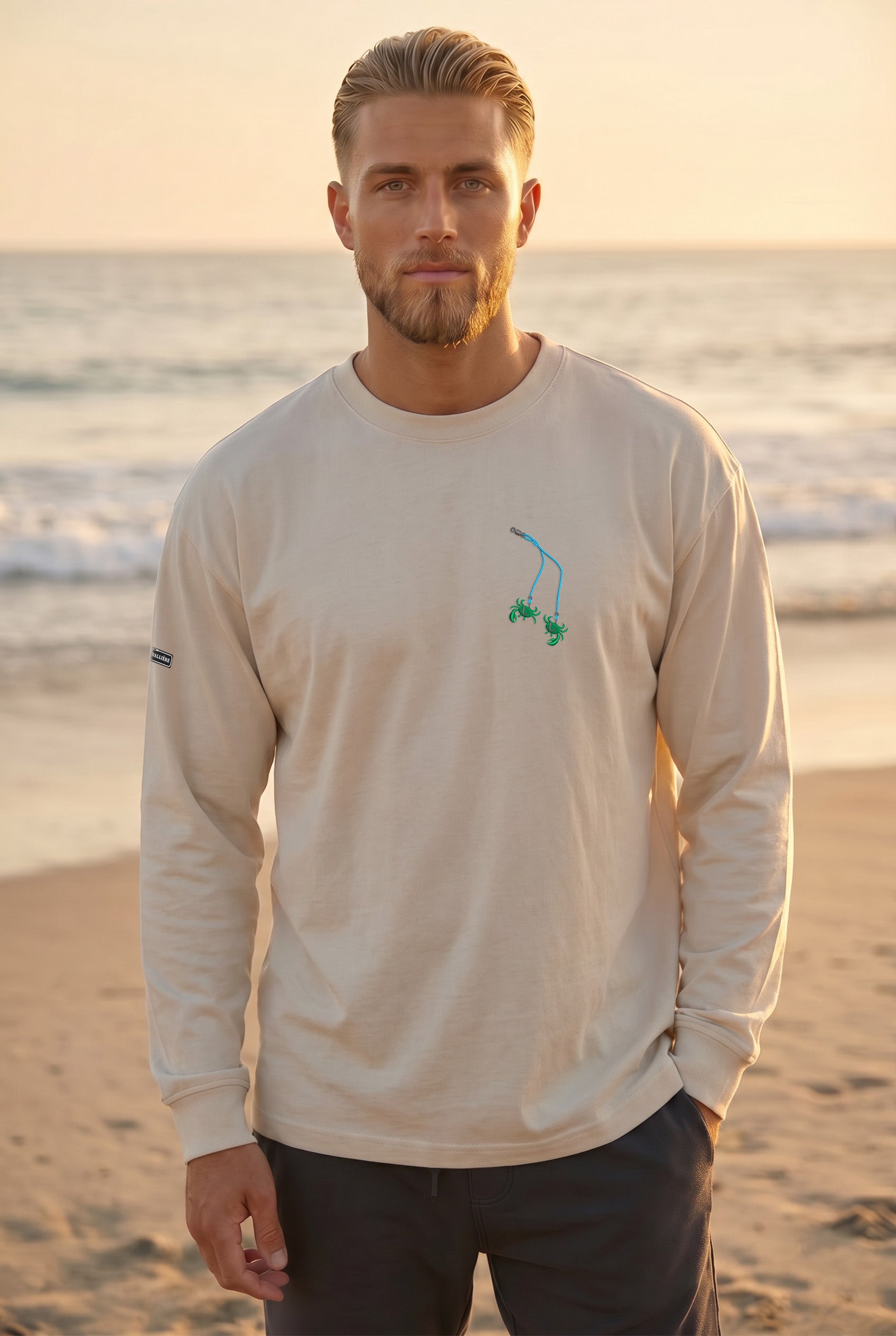 Premium Signature Long Sleeve Tee - Snafu Rig - Embroidered