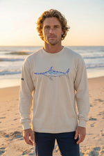 Premium Signature Long Sleeve Tee - Swordfish — Graphic Print