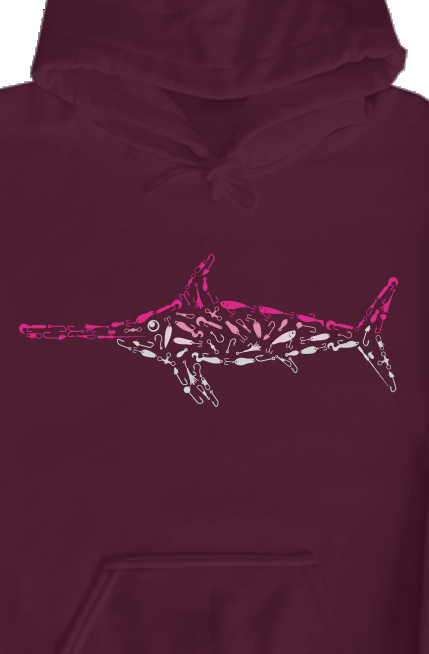 Essentials Pink Swordfish Hoodie