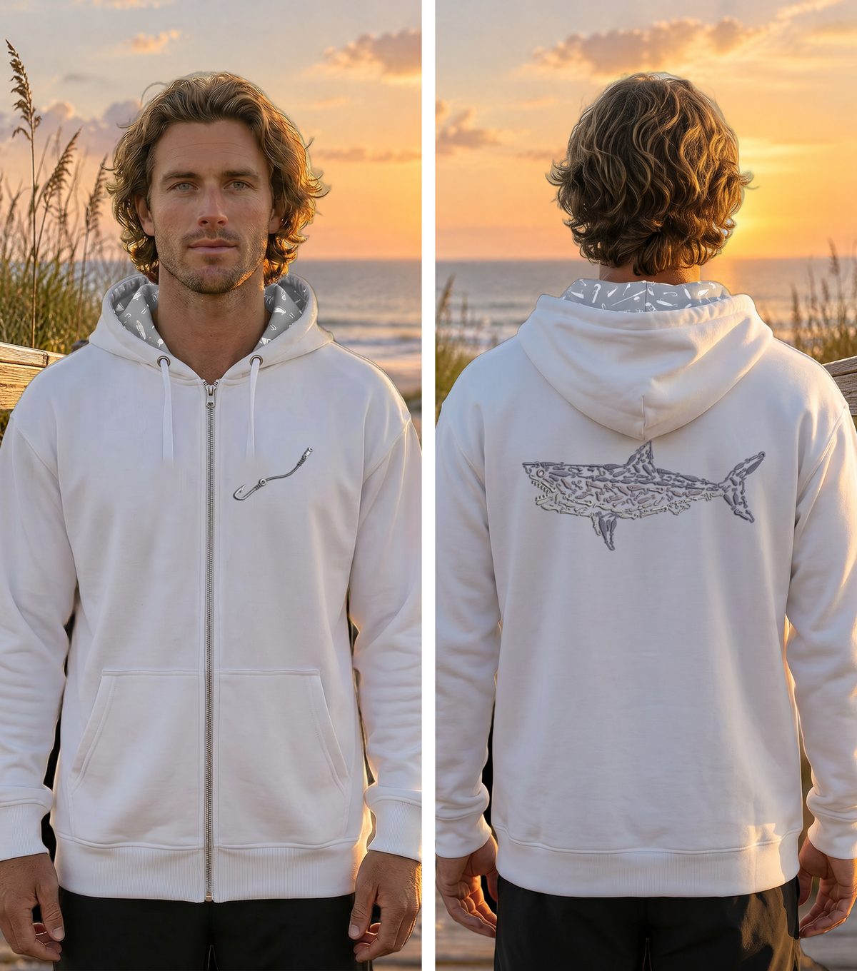 Montauk Edition Embroidered Full Zip Hoodie