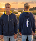 Montauk Edition Embroidered Full Zip Hanging Tuna Hoodie