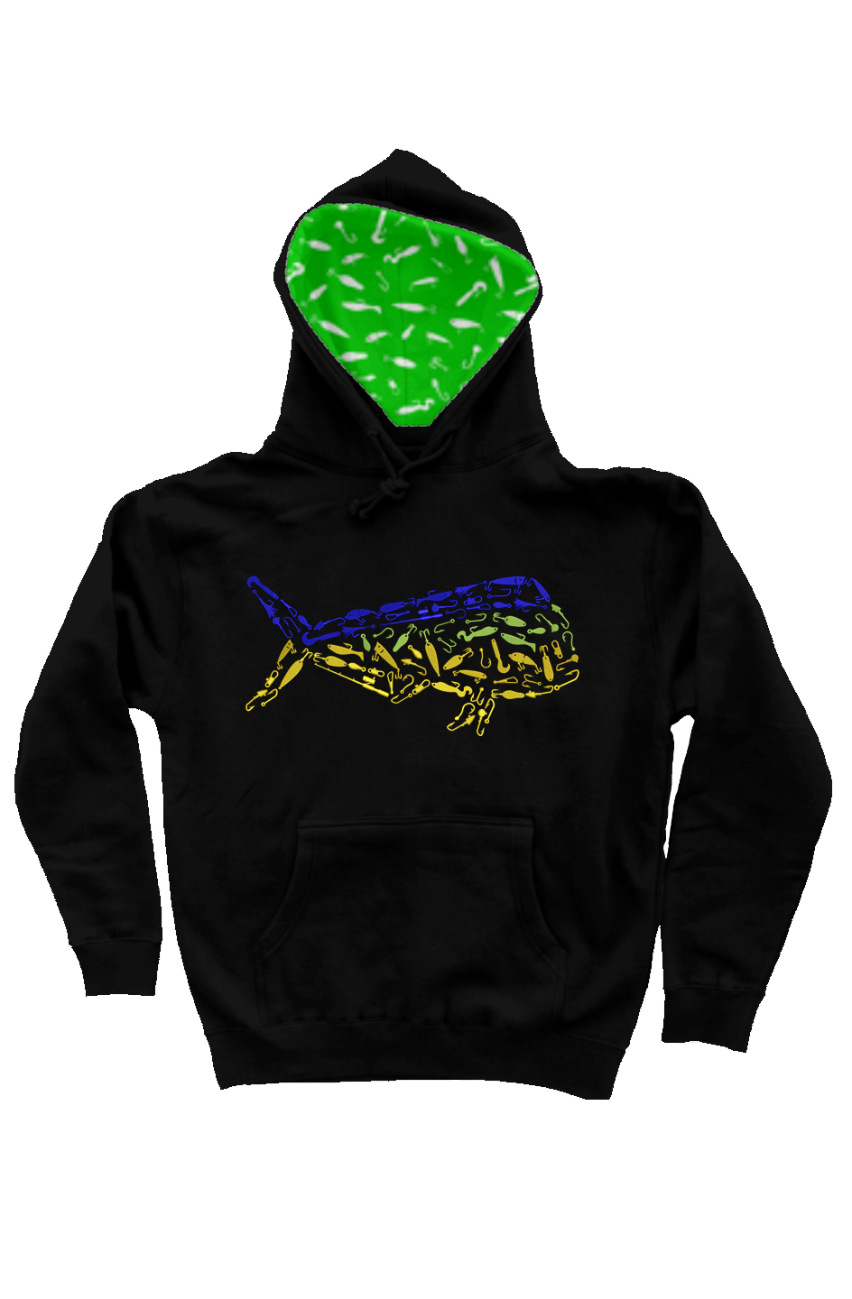 Embroidered Mahi Mahi Hoodie