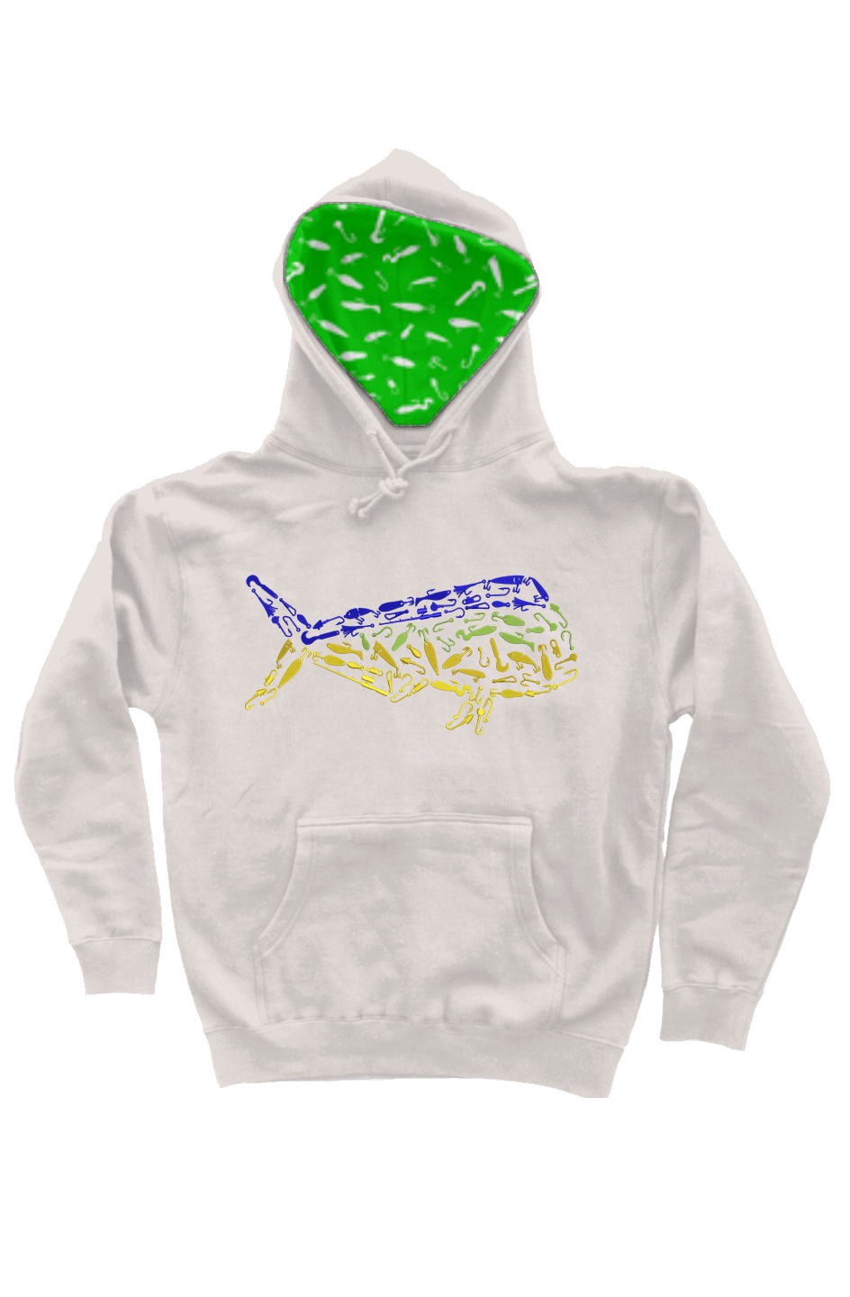 Embroidered Mahi Mahi Hoodie