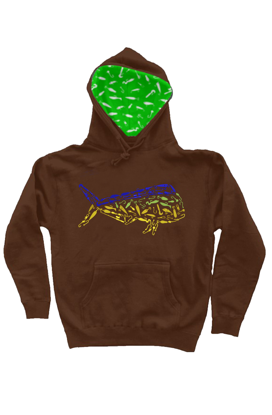 Embroidered Mahi Mahi Hoodie