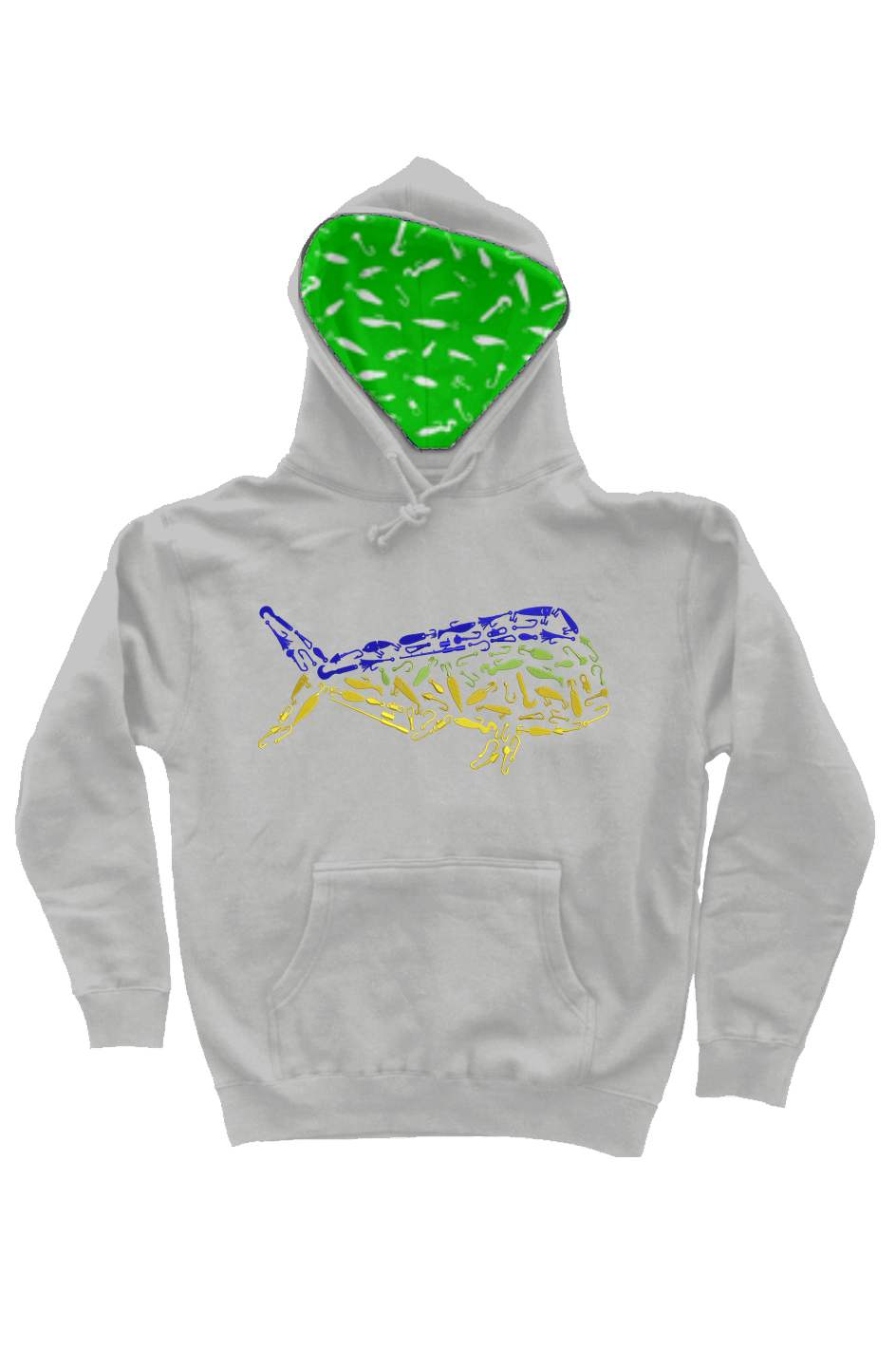 Embroidered Mahi Mahi Hoodie