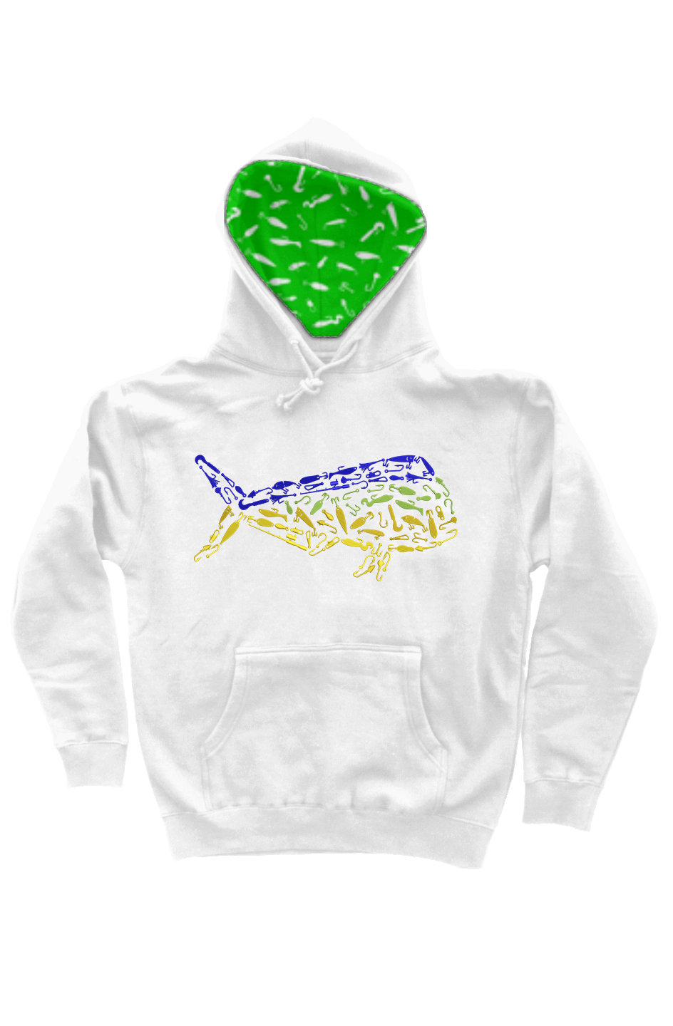 Embroidered Mahi Mahi Hoodie