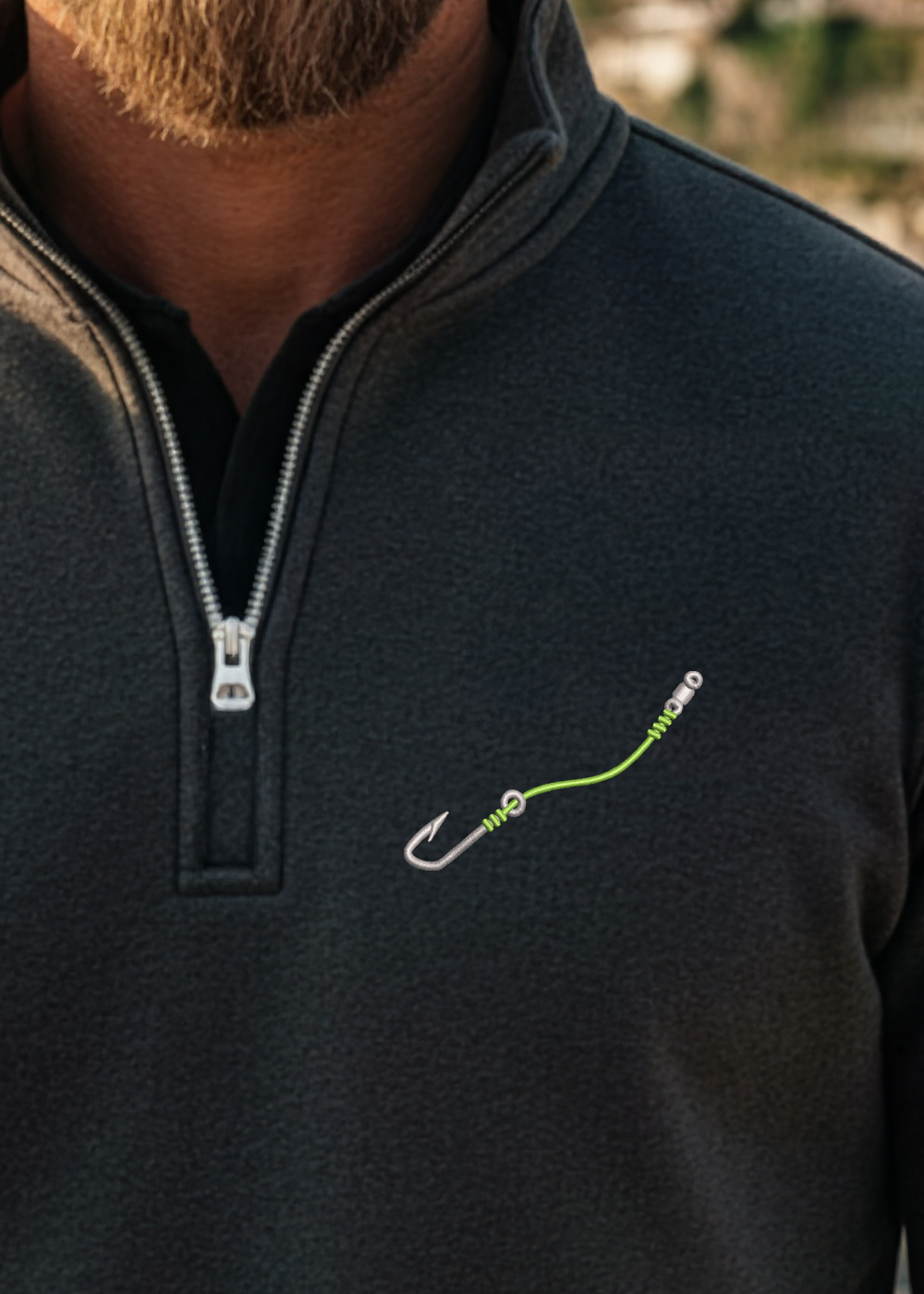Hook & Line Quarter Zip Pullover
