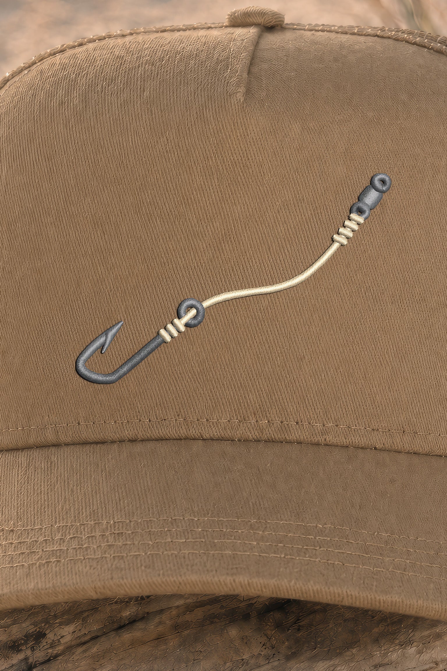 Embroidered "Hook & Line" Signature Trucker Hat