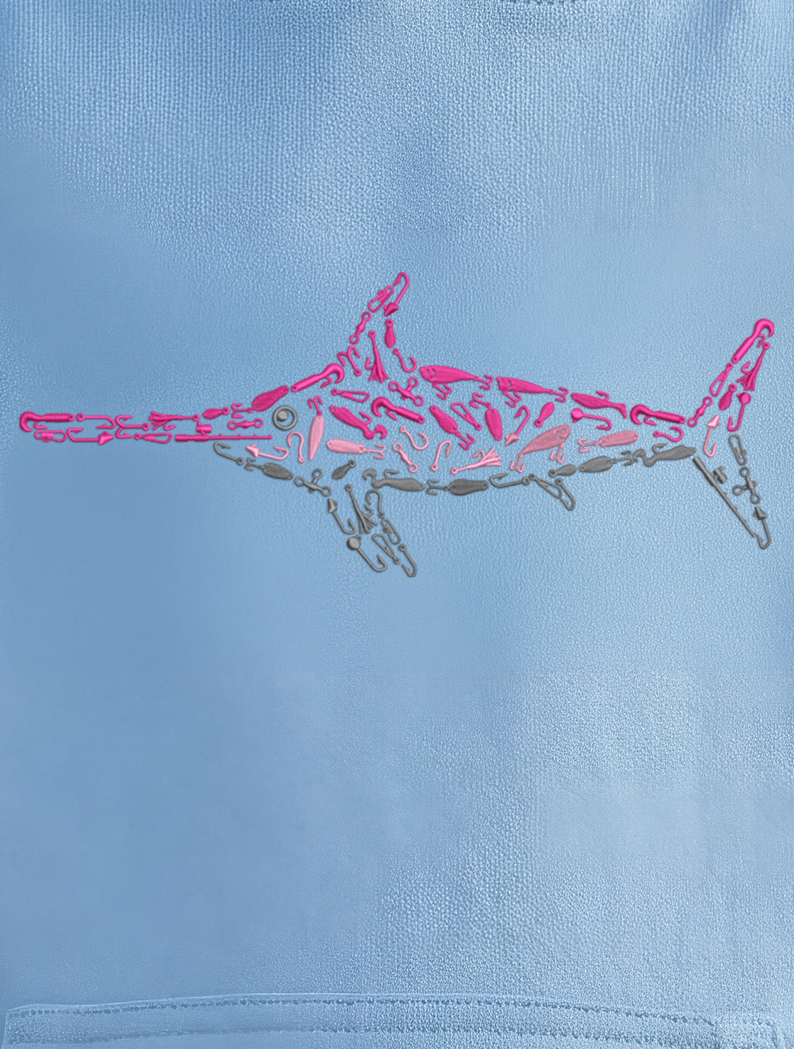 Pink Swordfish Youth Hoodie