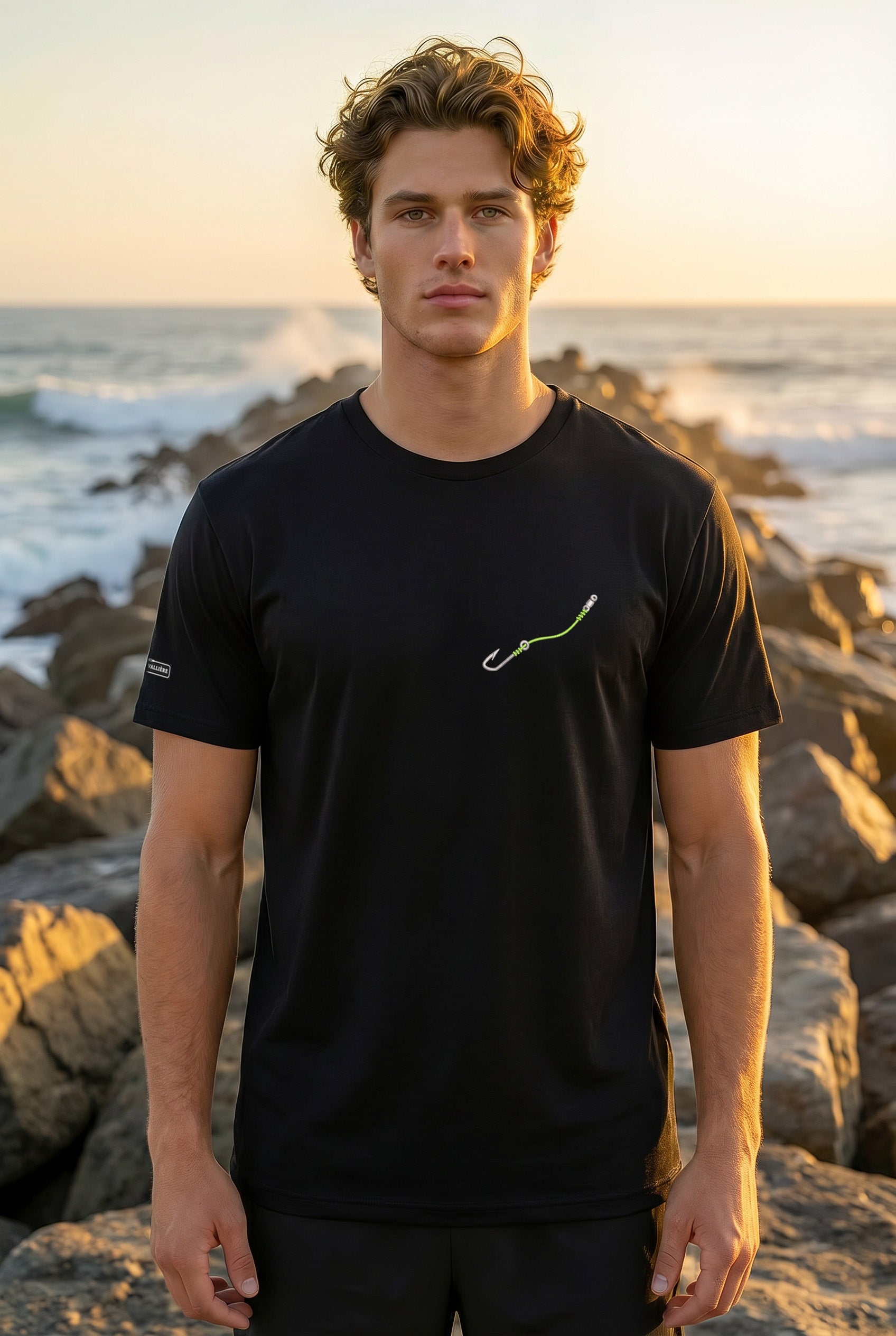 Premium Signature Tee - Hook & Line - Embroidered