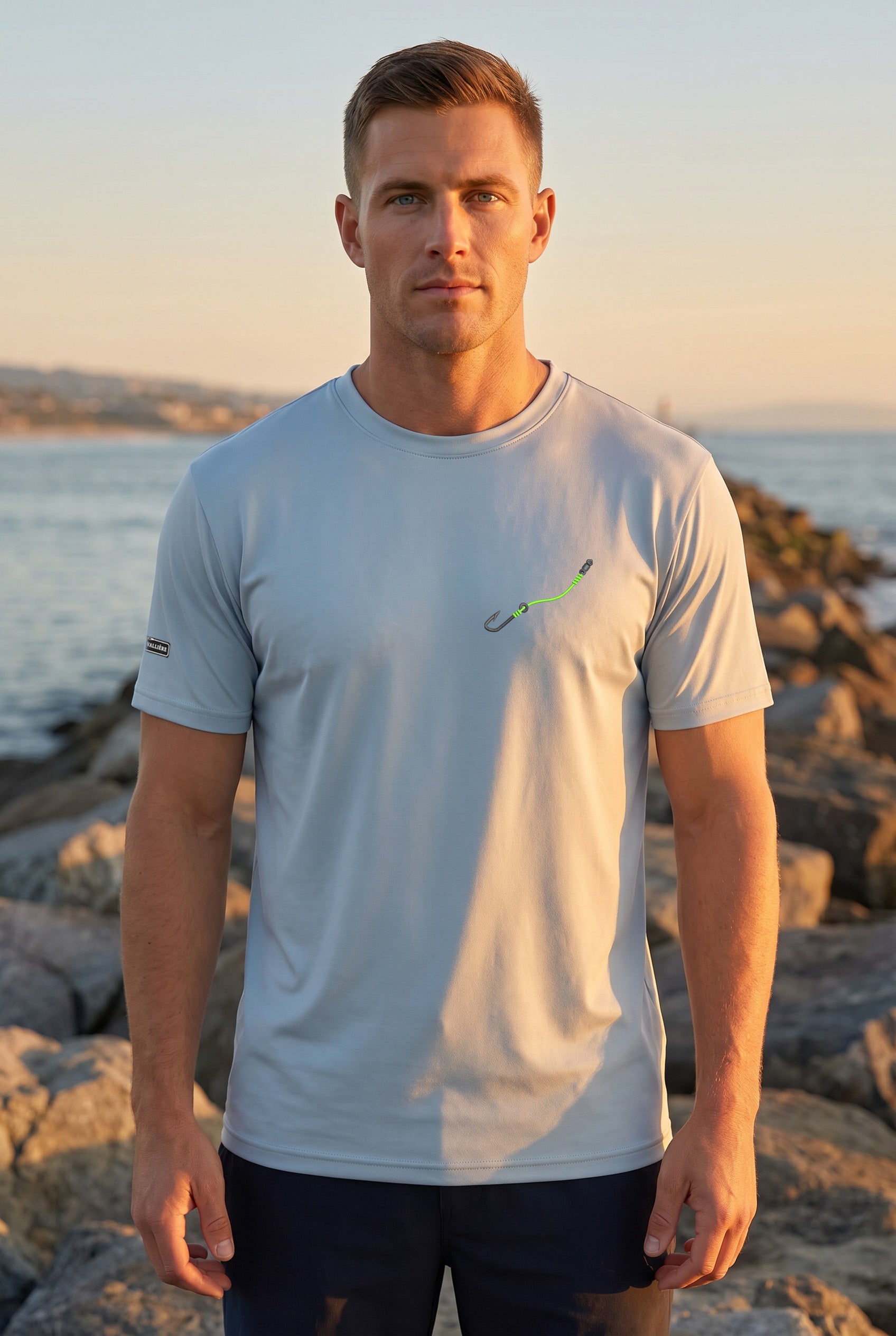 Premium Signature Tee - Hook & Line - Embroidered