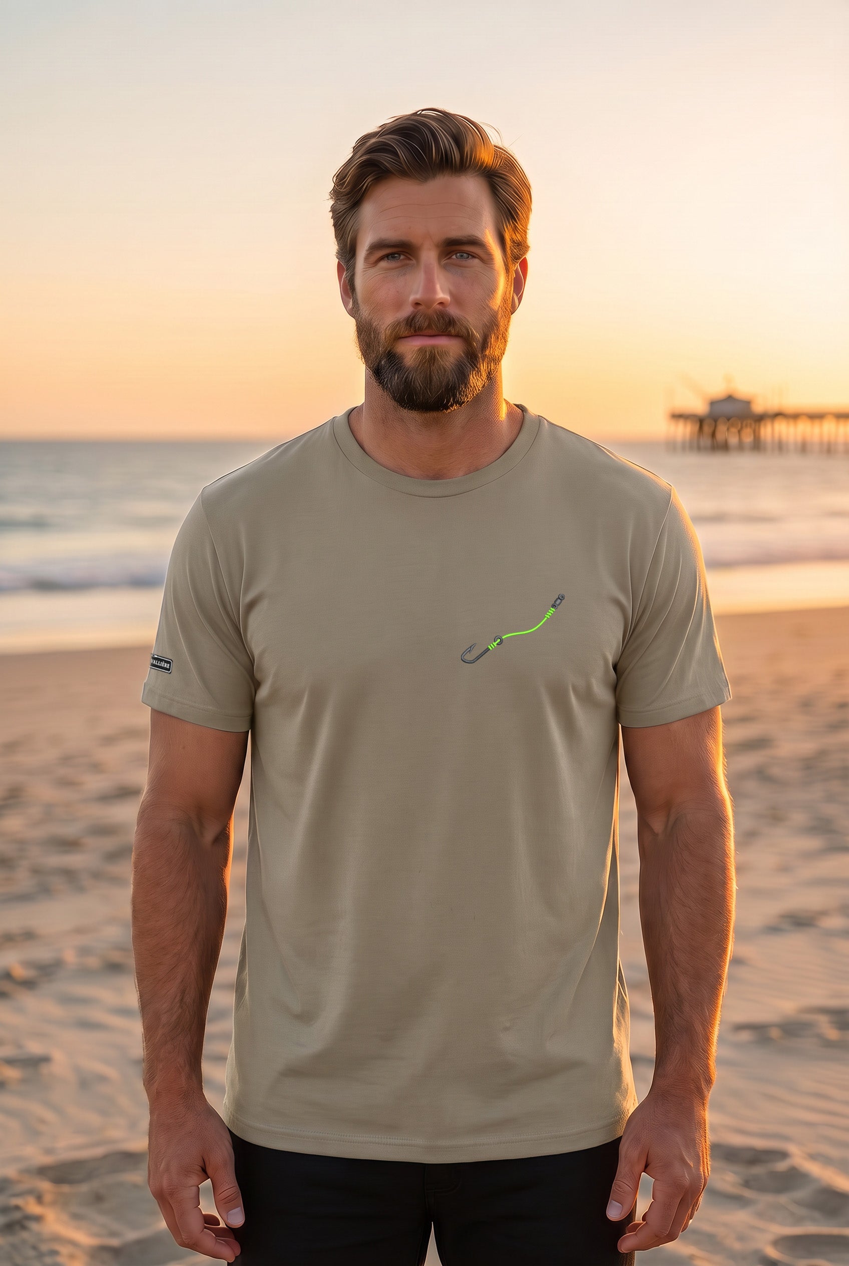 Premium Signature Tee - Hook & Line - Embroidered