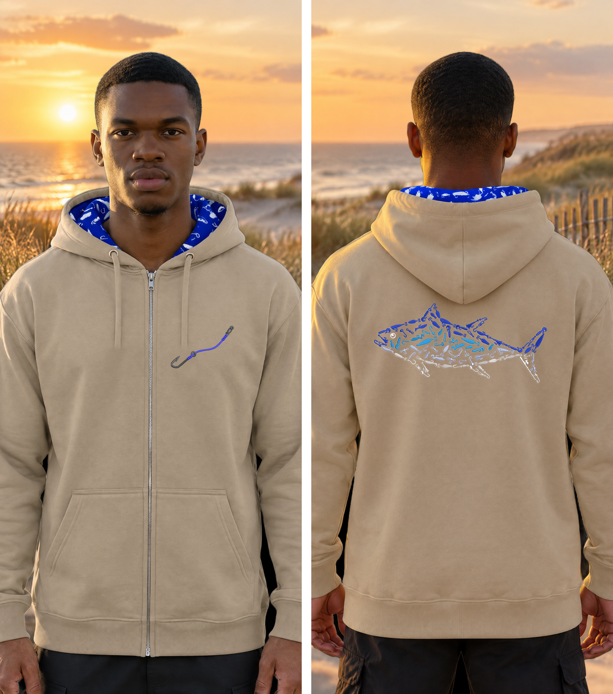 Montauk Edition Embroidered Full Zip Hoodie