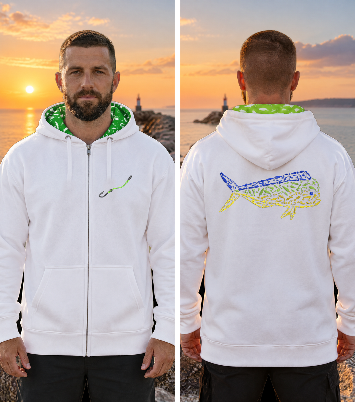 Montauk Edition Embroidered Full Zip Hoodie