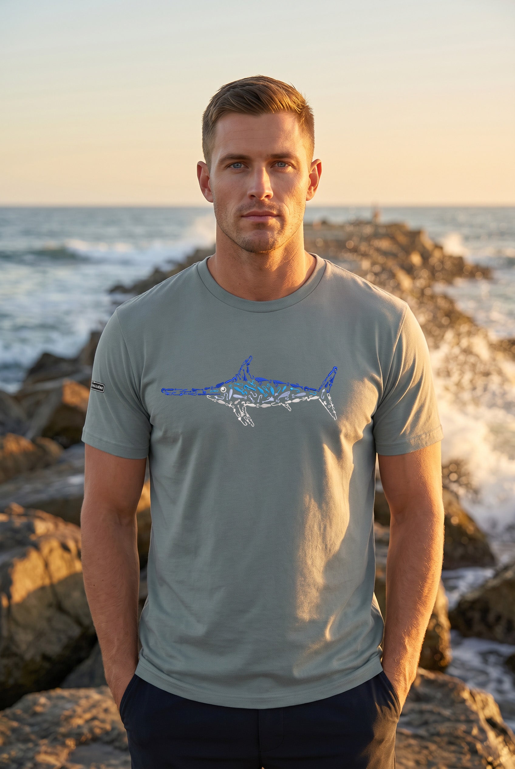 Premium Signature Tee - Swordfish