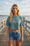 Signature Crop Tee - Pink Tuna