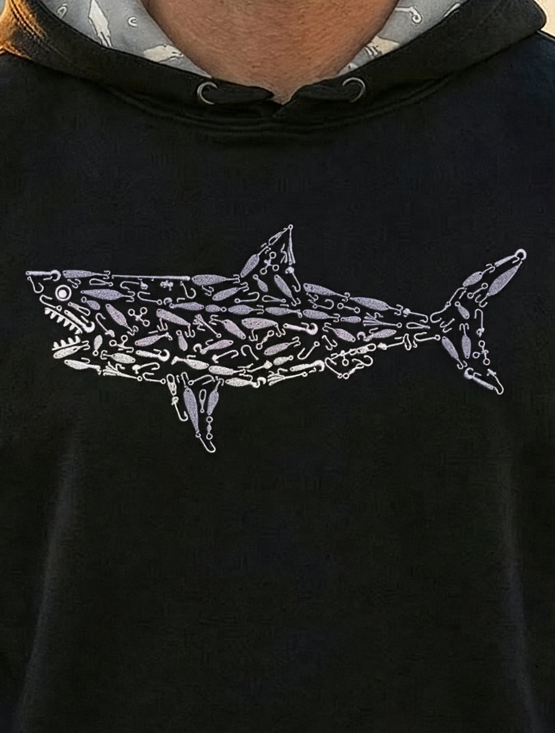 MONTAUK EDITION GRAPHIC PRINT - GREAT WHITE