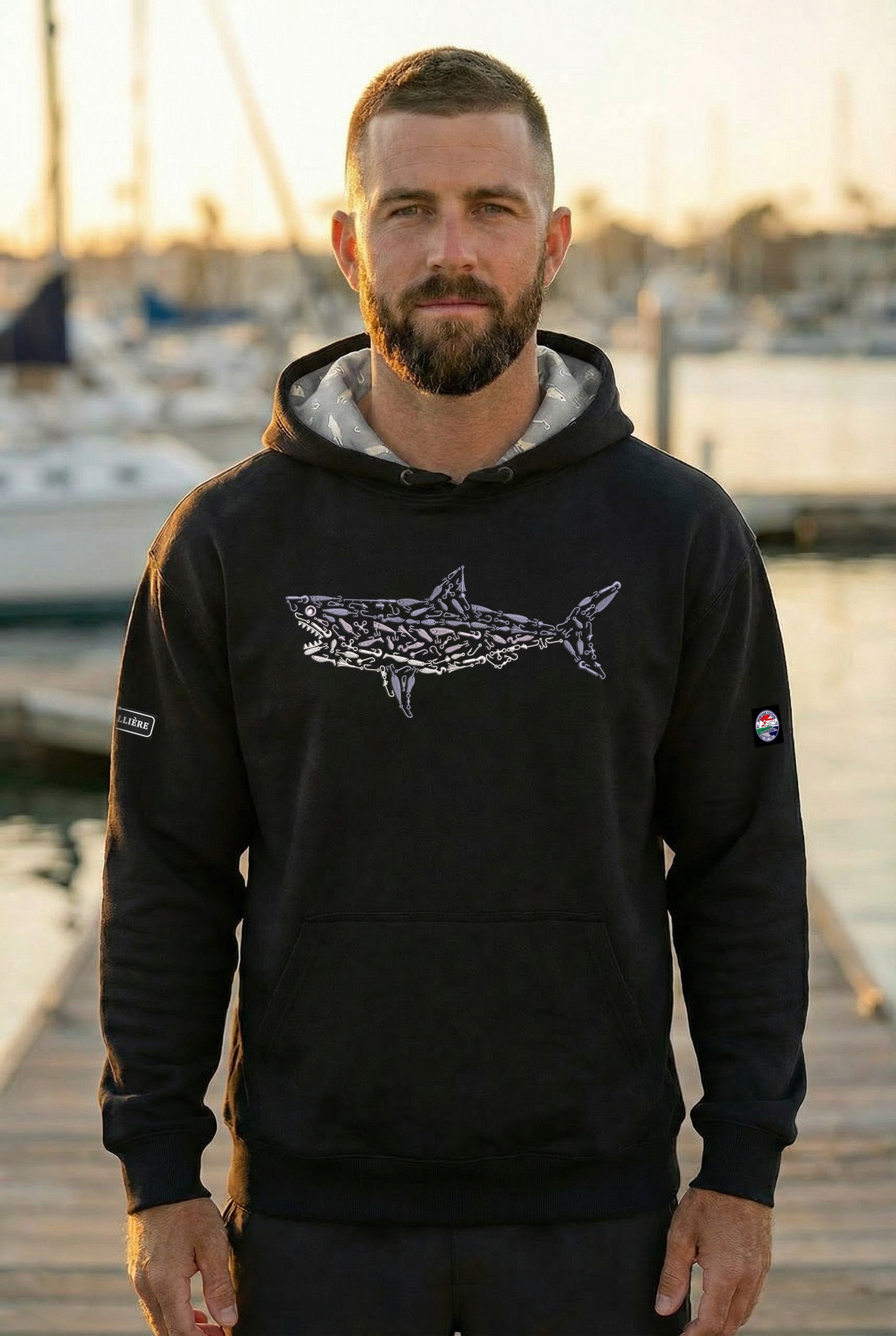 Montauk Edition Embroidered Great White Hoodie