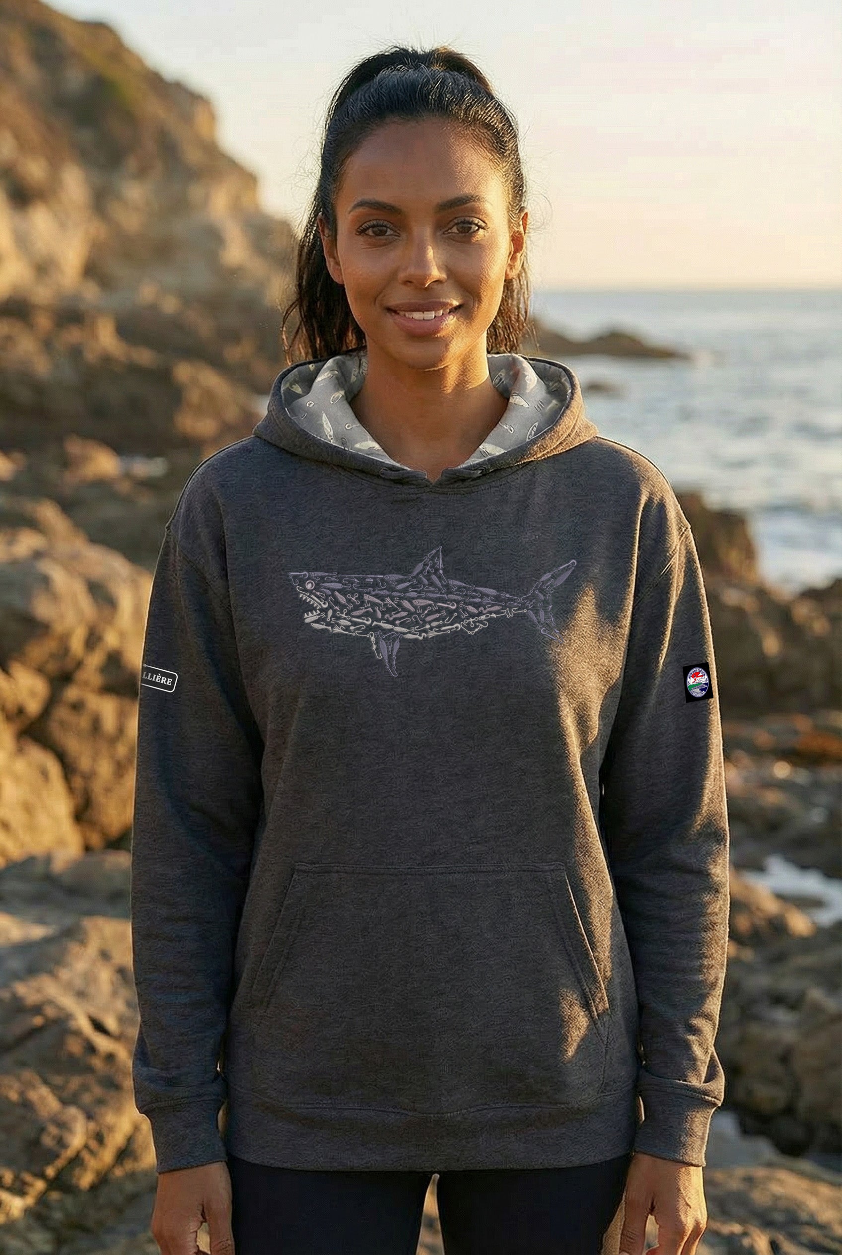MONTAUK EDITION GRAPHIC PRINT - GREAT WHITE