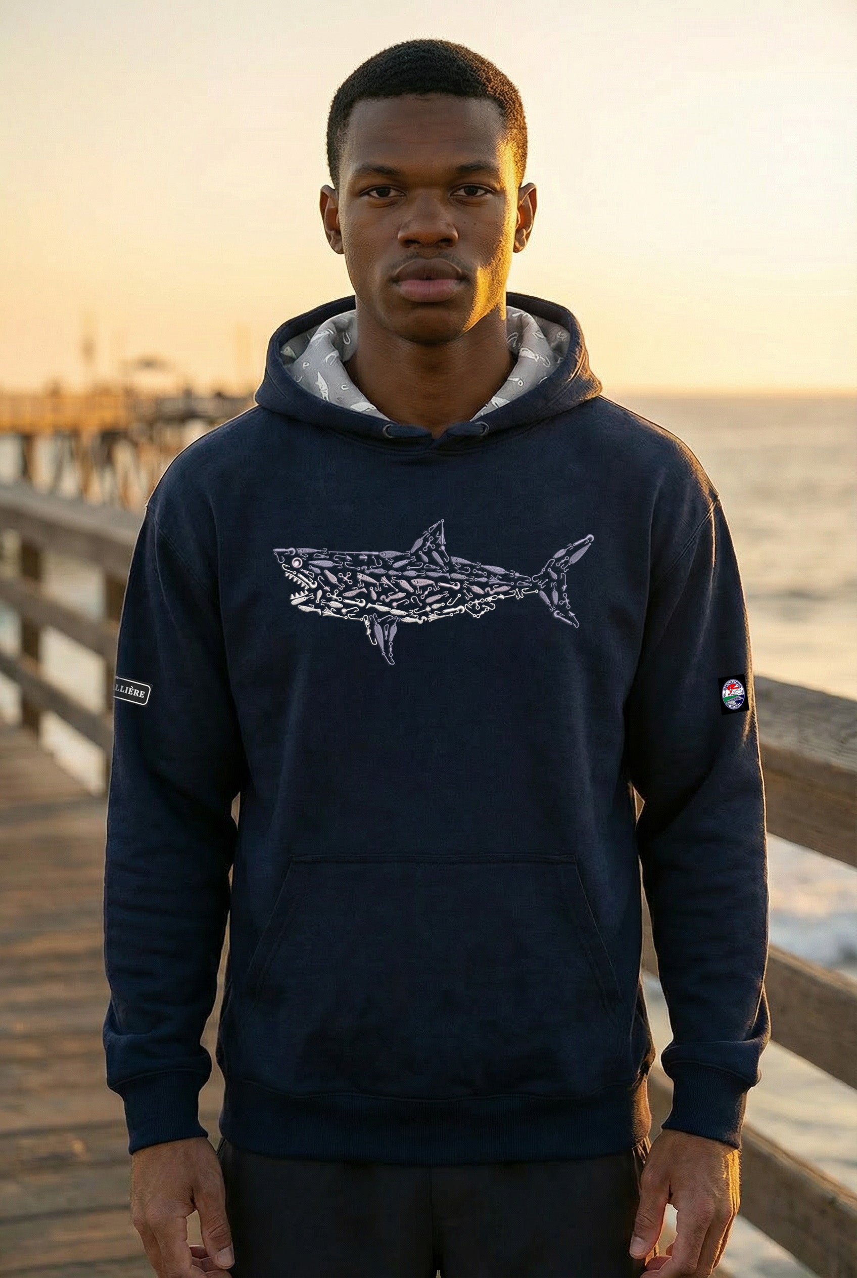MONTAUK EDITION GRAPHIC PRINT - GREAT WHITE