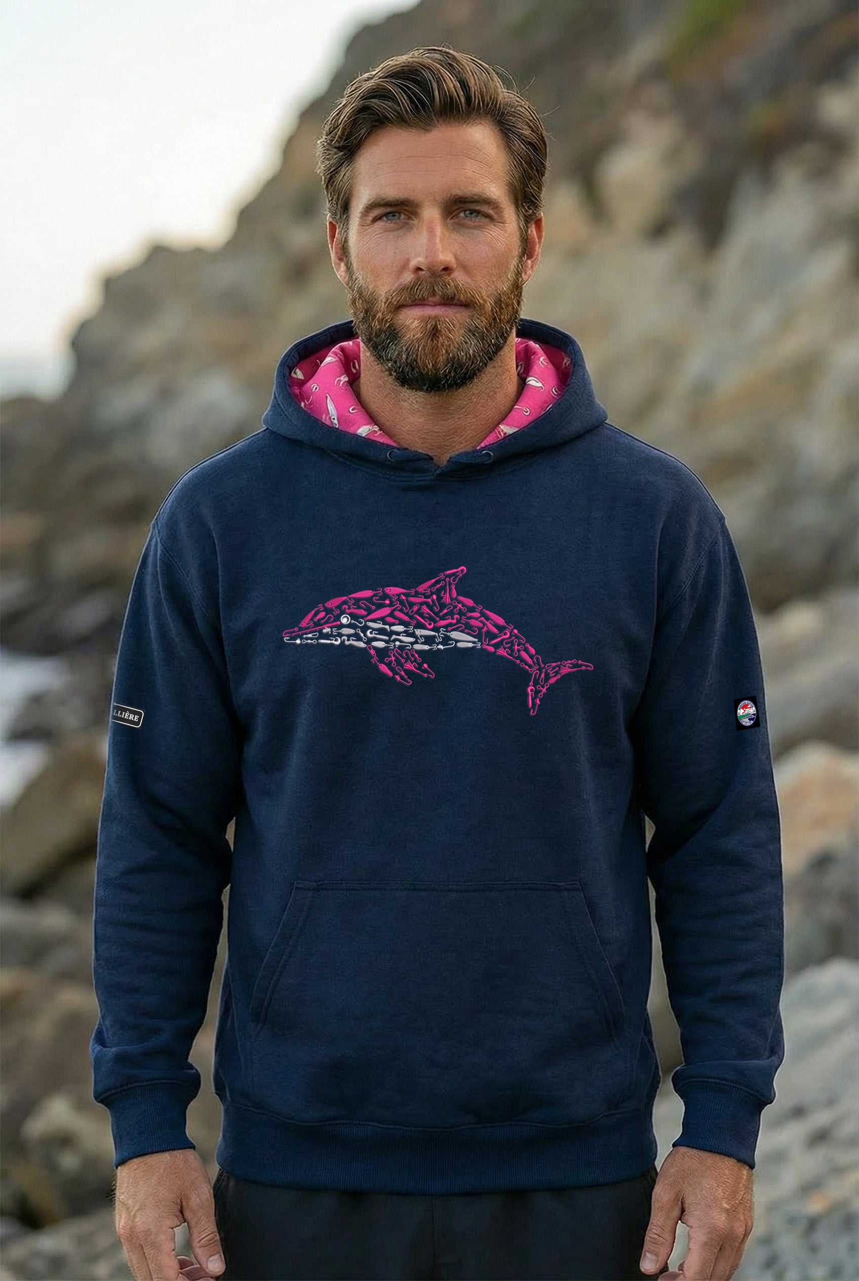 MONTAUK EDITION GRAPHIC PRINT - PINK DOLPHIN