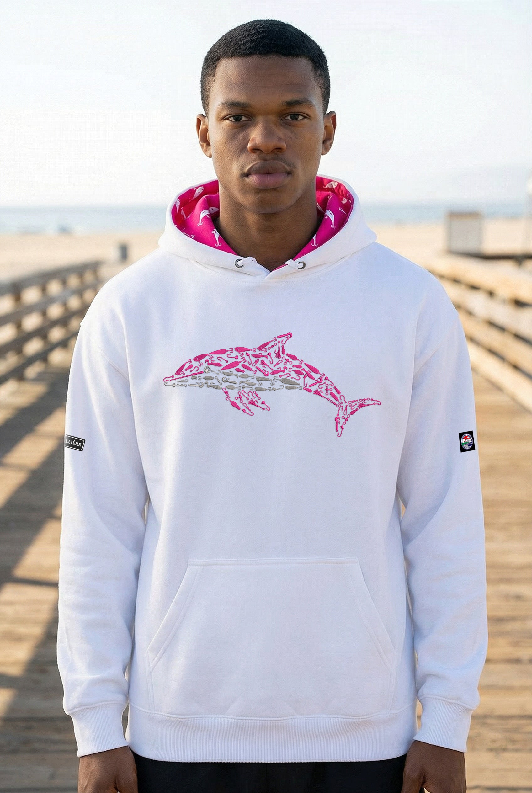 MONTAUK EDITION GRAPHIC PRINT - PINK DOLPHIN