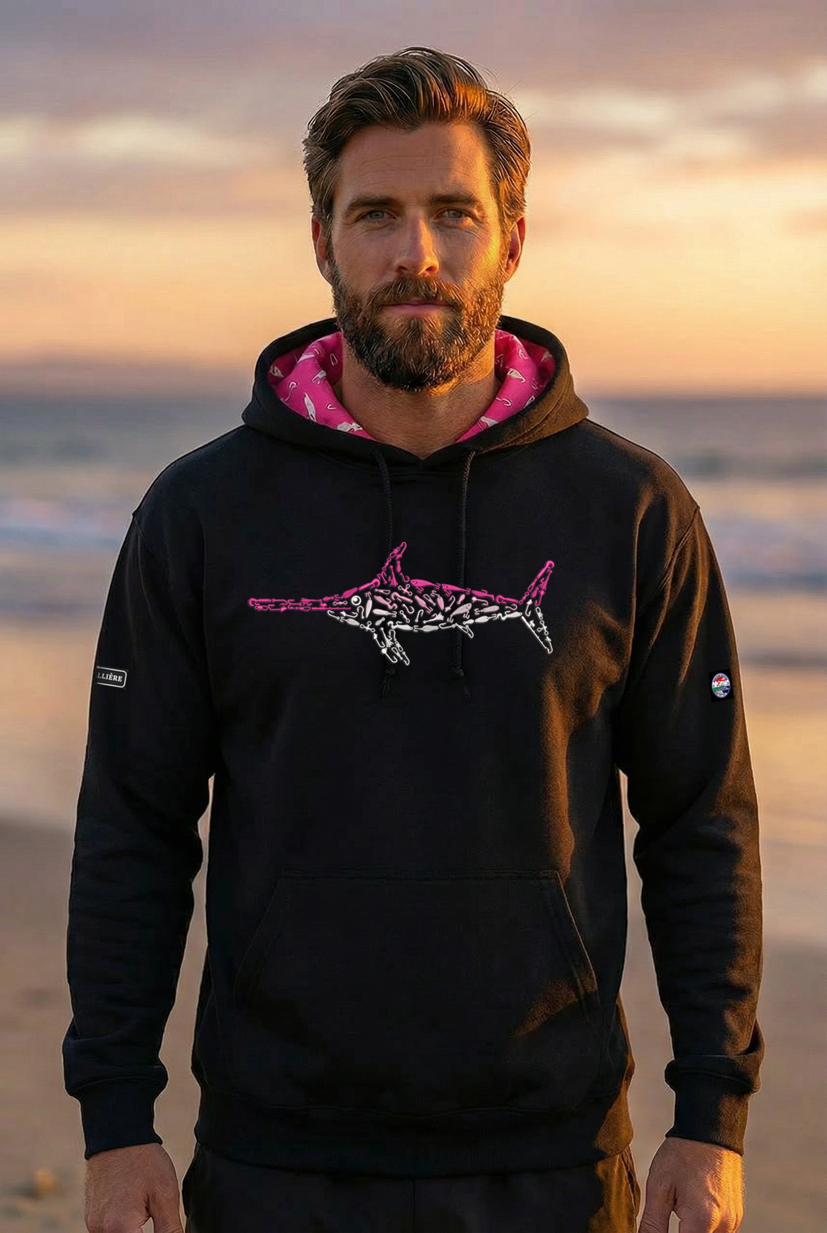MONTAUK EDITION GRAPHIC PRINT - PINK SWORDFISH