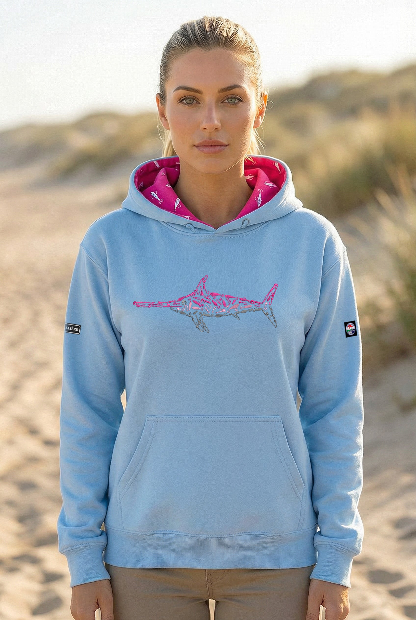 MONTAUK EDITION GRAPHIC PRINT - PINK SWORDFISH