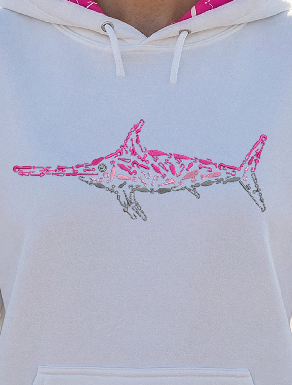 MONTAUK EDITION GRAPHIC PRINT - PINK SWORDFISH