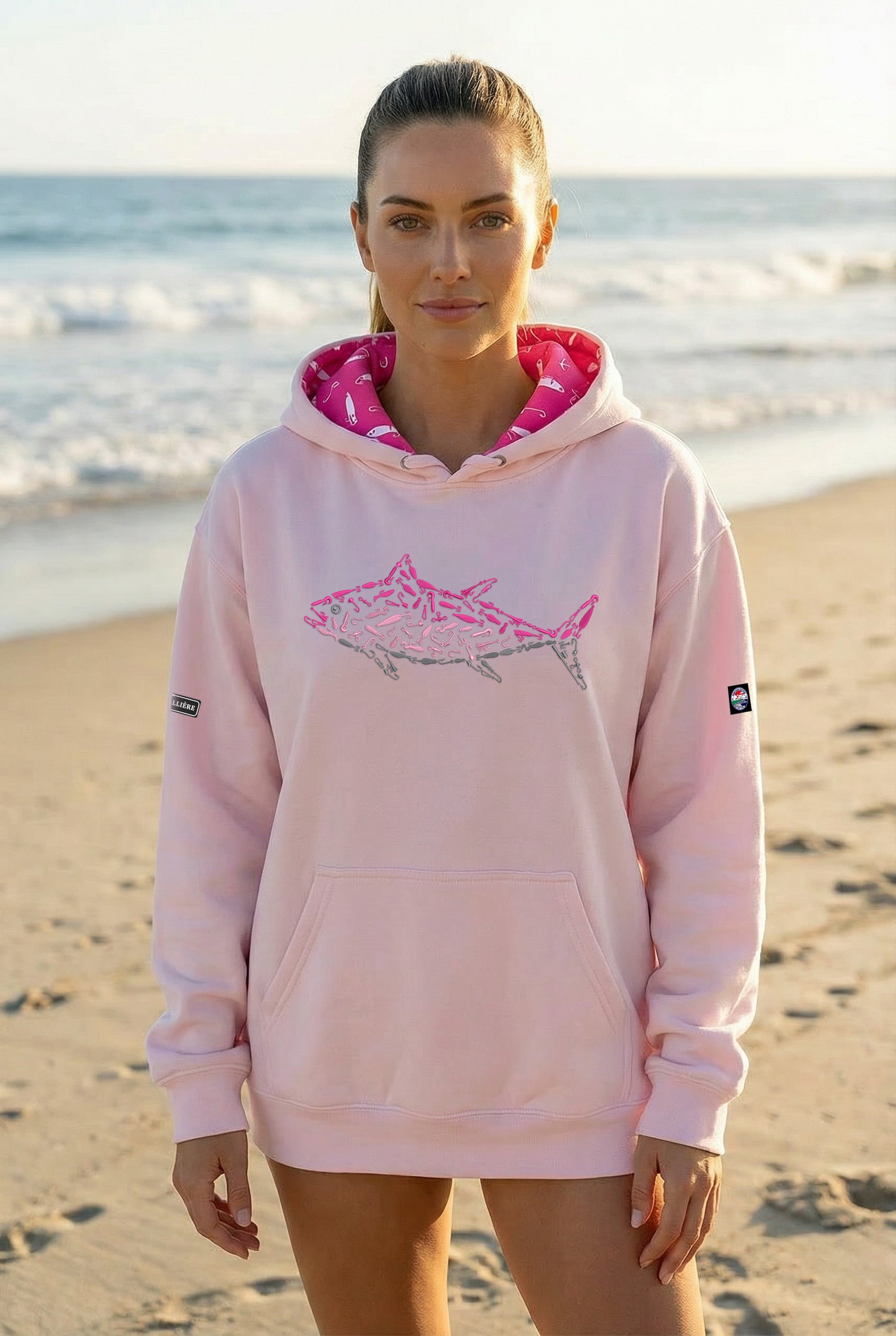 MONTAUK EDITION GRAPHIC PRINT - PINK TUNA