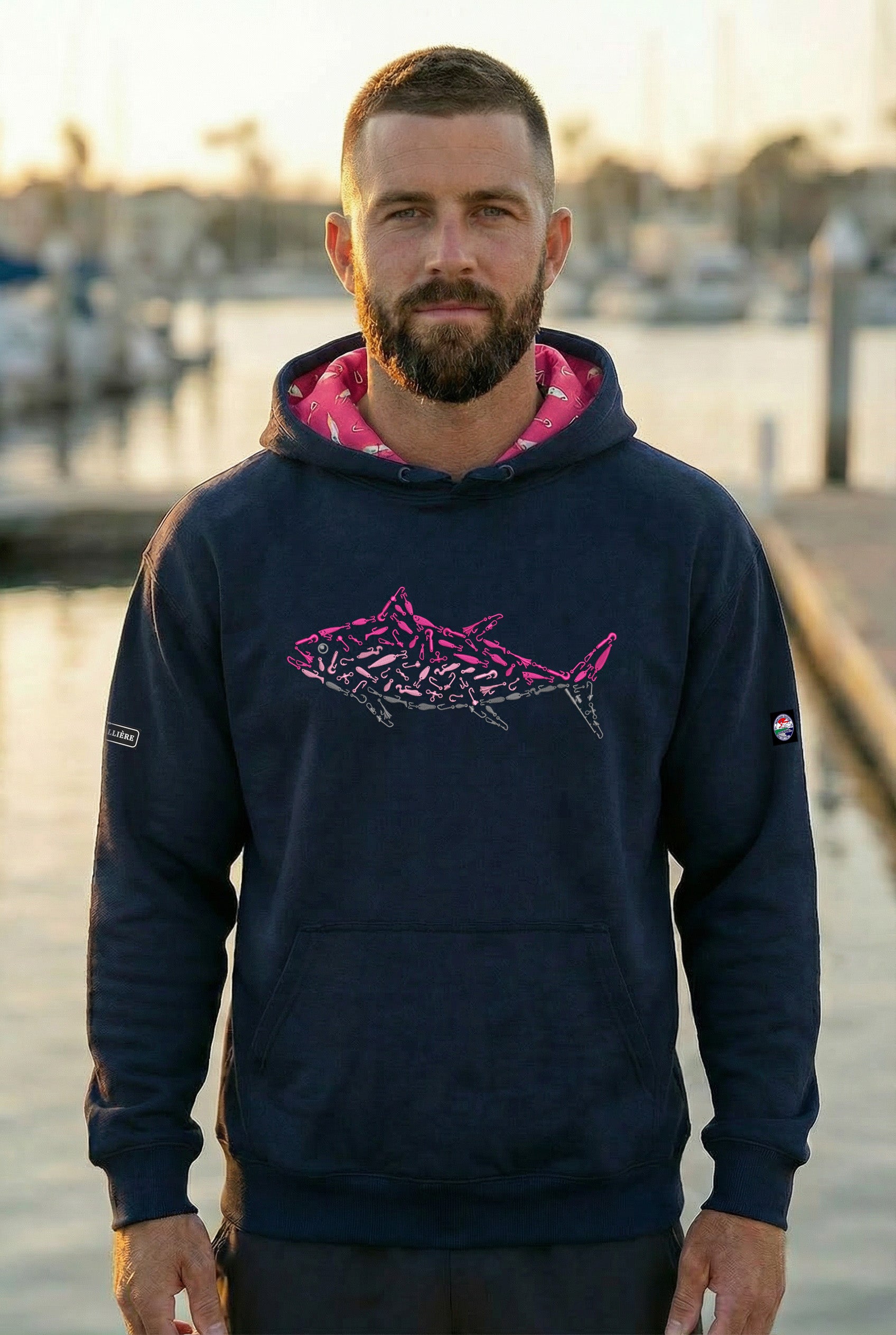 MONTAUK EDITION GRAPHIC PRINT - PINK TUNA