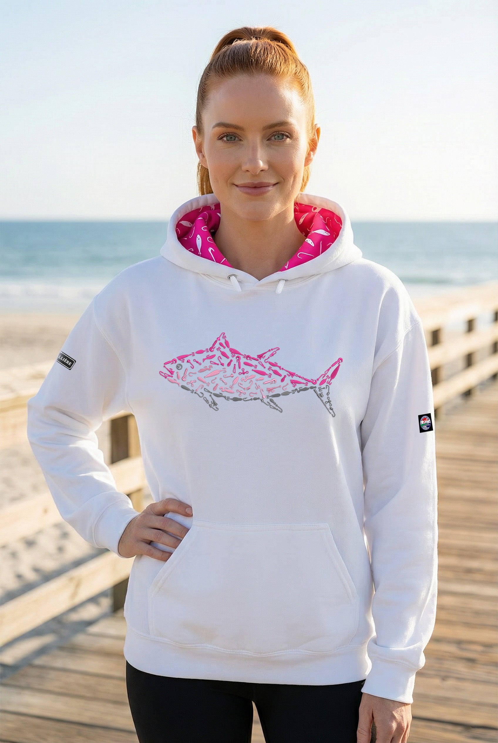 MONTAUK EDITION GRAPHIC PRINT - PINK TUNA