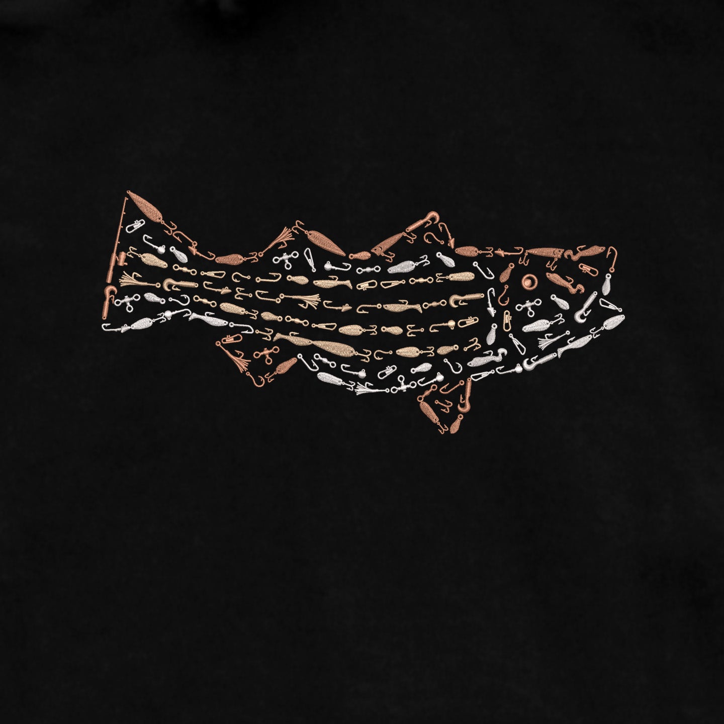 Montauk Edition Embroidered Striped Bass Hoodie